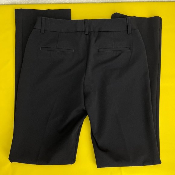 Express Editor Barely Boot Low Rise Pant, Supersoft Twill, Black, Size 2R - Picture 6 of 6